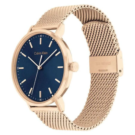 CalvinCALVIN KLEIN MENS QUARTZ MULTIFUNCTION MESH BRACELET STAINLESS STEEL WATCH