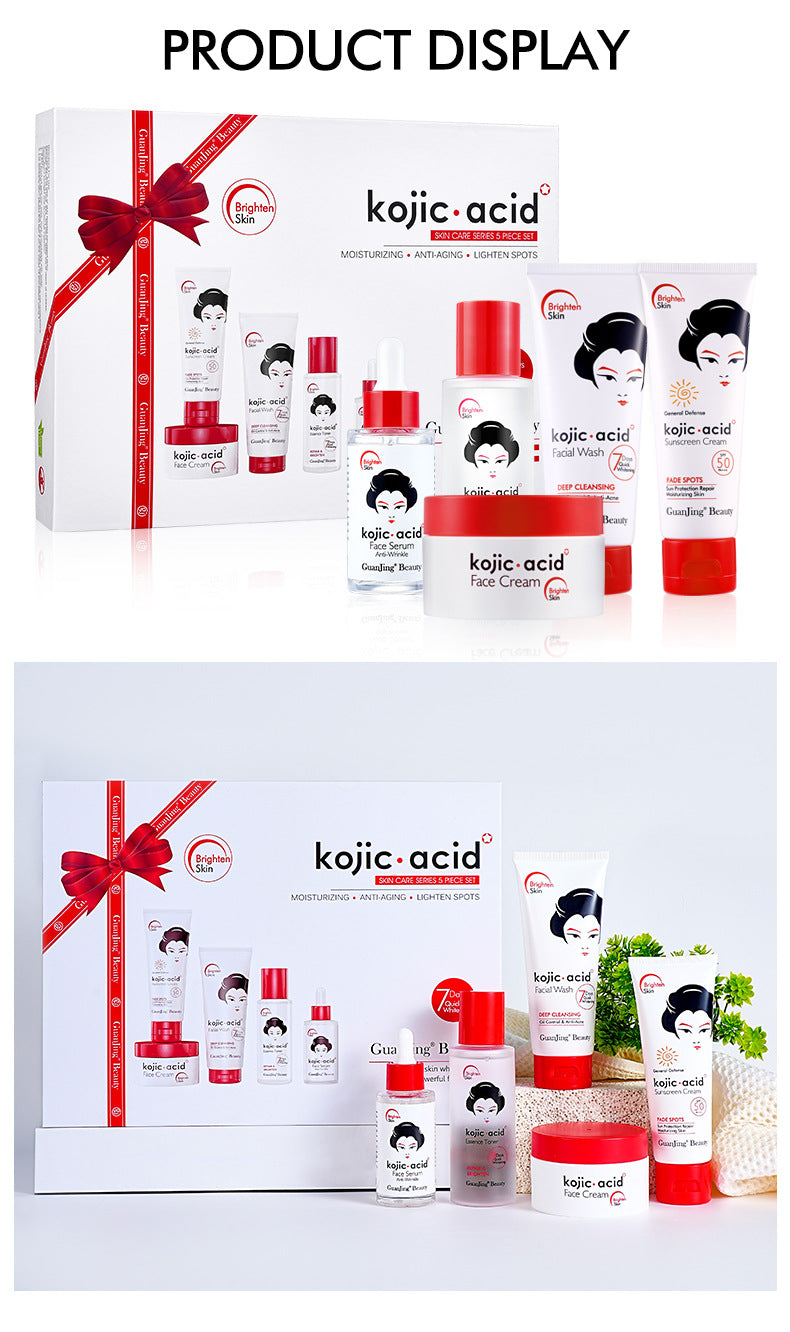 Kojic Acid Toner & Lotion Set | Brightening Skincare Duo