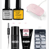 Venalisa Poly Nail Gel Kit Nail Fesign Builder Nail Gel Acrylic Transparent Crystal Camouflage Set Nail Extend Jelly Gel Polish