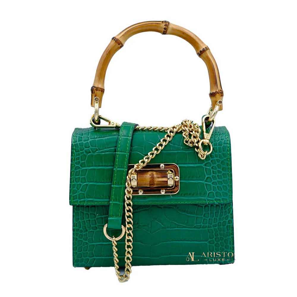 Genuine Leather Hand Bag Made in Italy – Luxury Italian Designer Bag