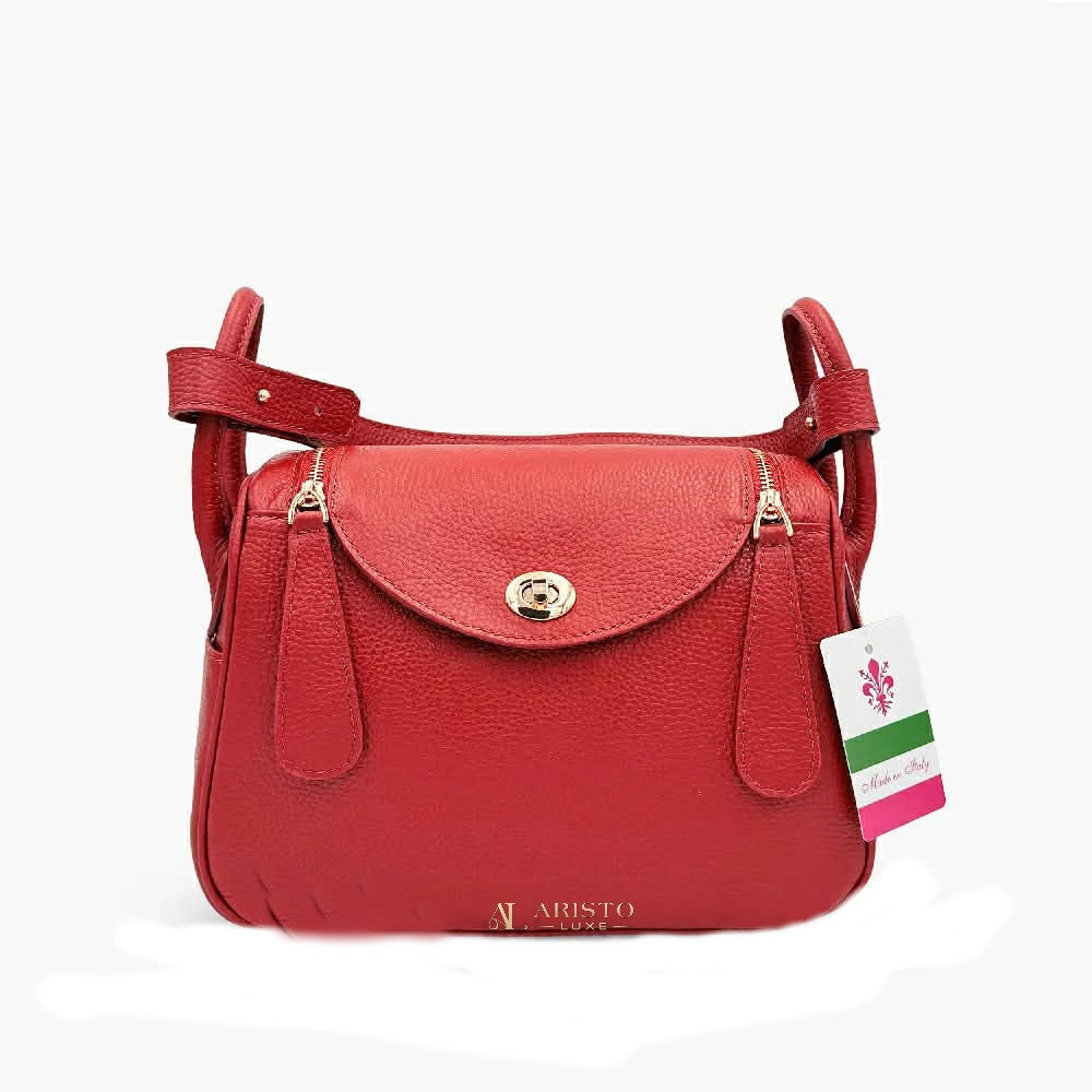 Genuine Leather Hand Bag Made in Italy – Luxury Italian Designer Bag