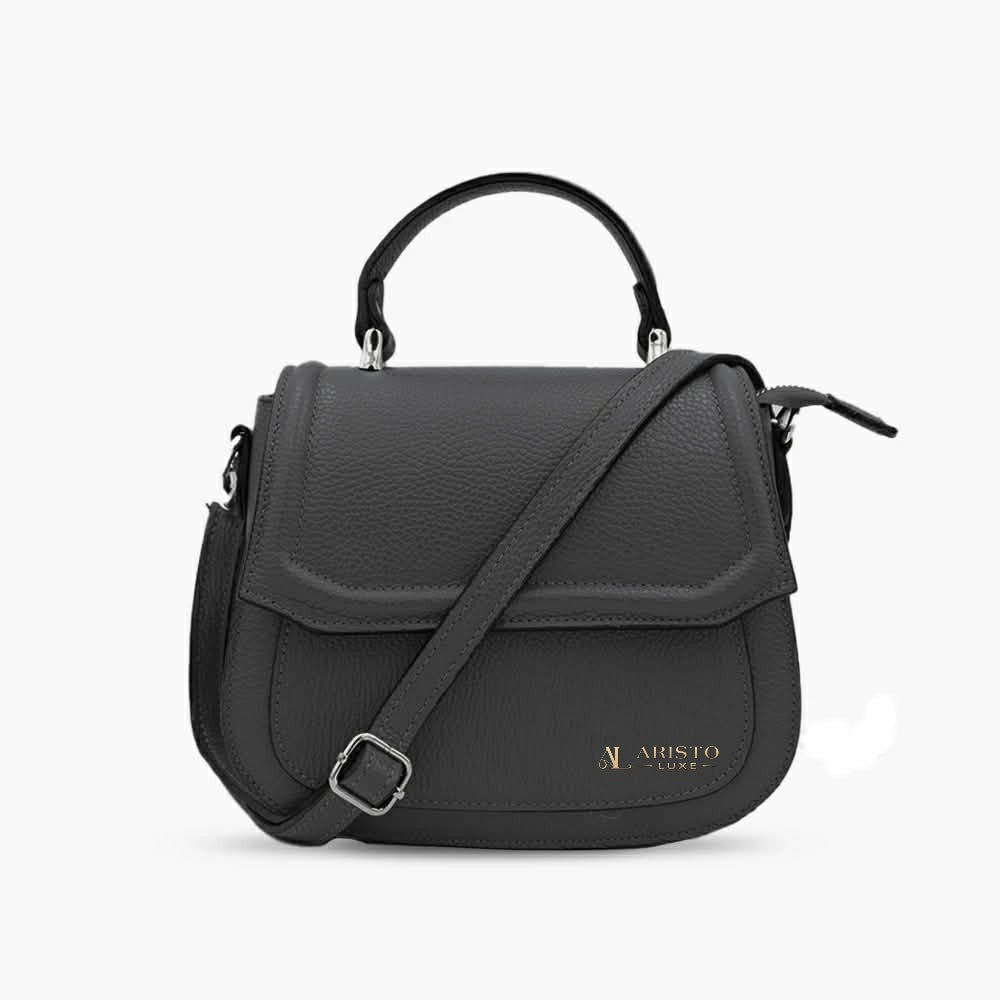 Genuine Leather Hand Bag Made in Italy | Luxury Italian Leather Handbag