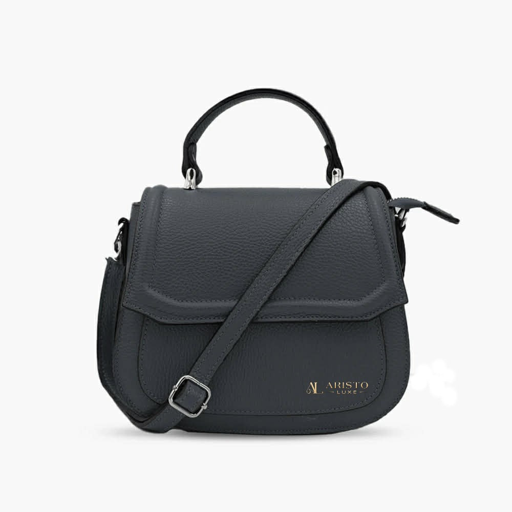 Genuine Leather Hand Bag Made in Italy | Luxury Italian Leather Handbag