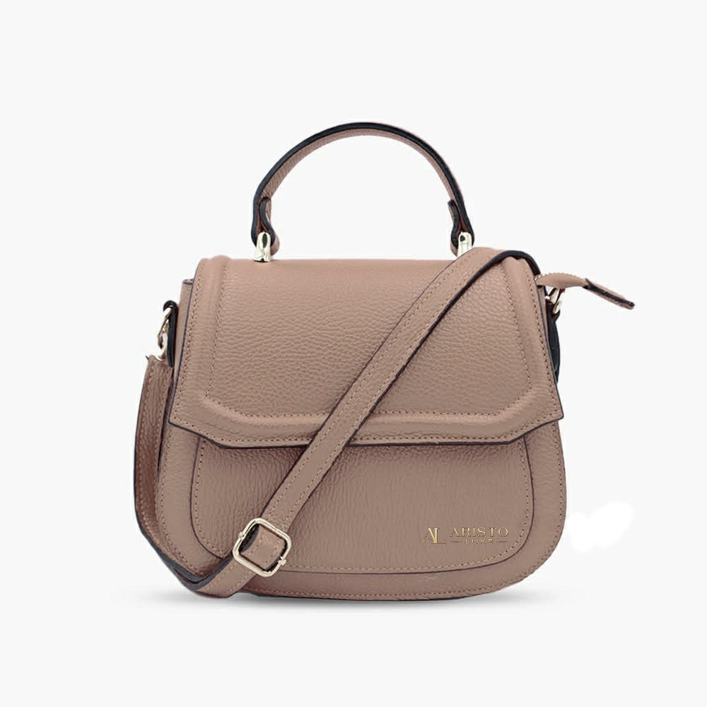 Genuine Leather Hand Bag Made in Italy | Luxury Italian Leather Handbag