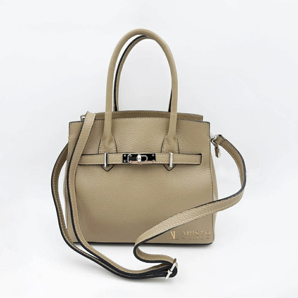 Genuine Leather Handbag Made in Italy | Luxury Italian Leather Bag