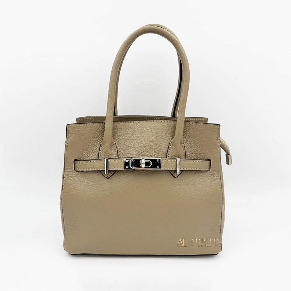 Genuine Leather Handbag Made in Italy | Luxury Italian Leather Bag