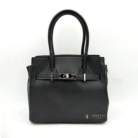 Genuine Leather Handbag Made in Italy | Luxury Italian Leather Bag