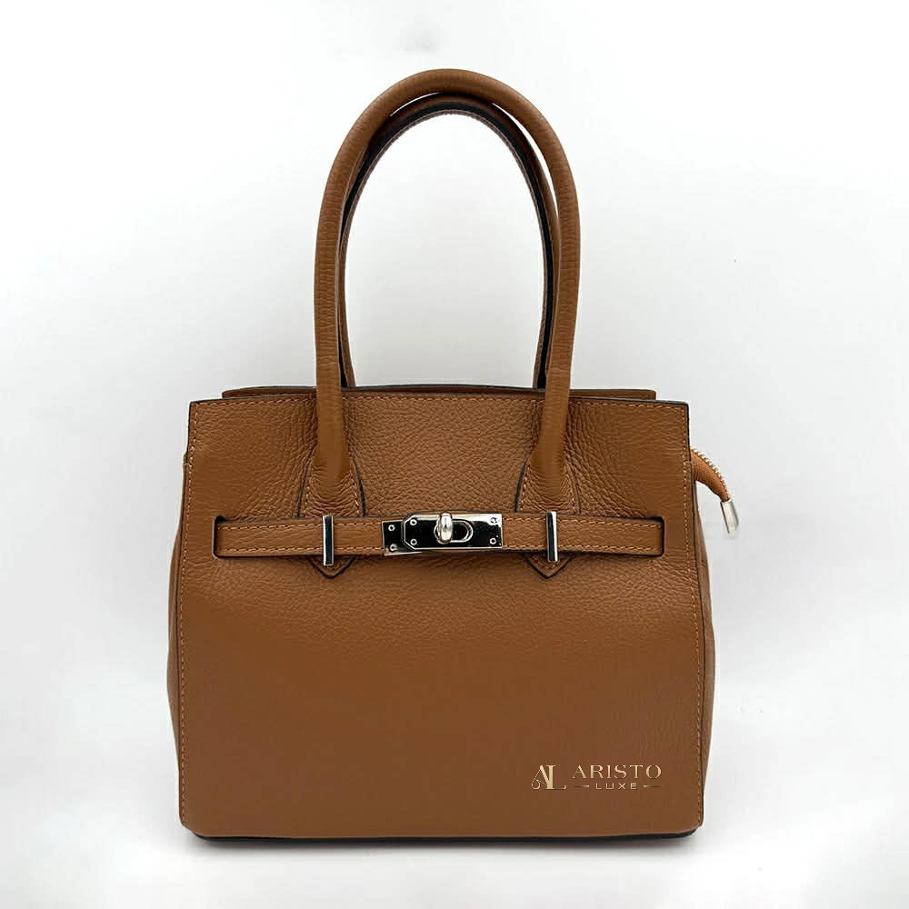 Genuine Leather Handbag Made in Italy | Luxury Italian Leather Bag