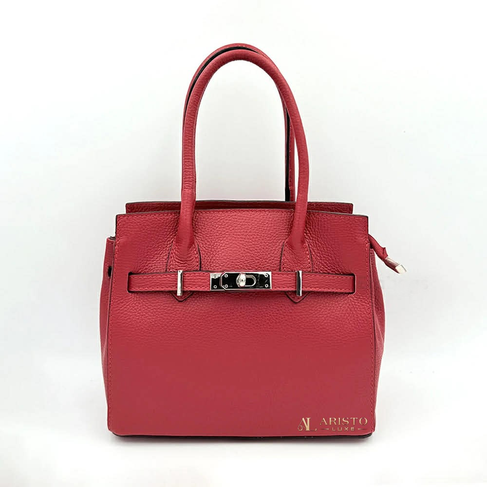 Genuine Leather Handbag Made in Italy | Luxury Italian Leather Bag