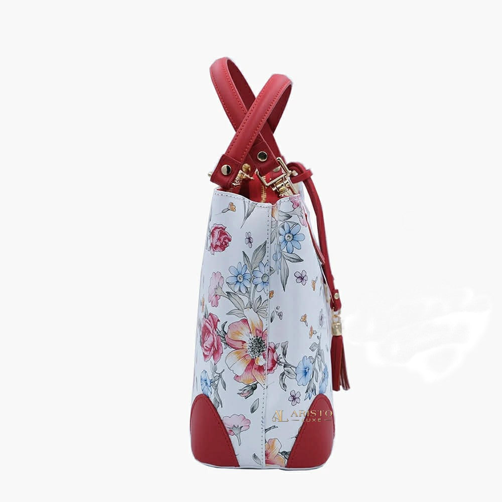 Genuine Leather Handbag Made in Italy | Luxury Italian Leather Bag