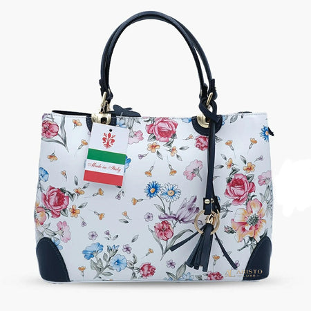 Genuine Leather Handbag Made in Italy | Luxury Italian Leather Bag