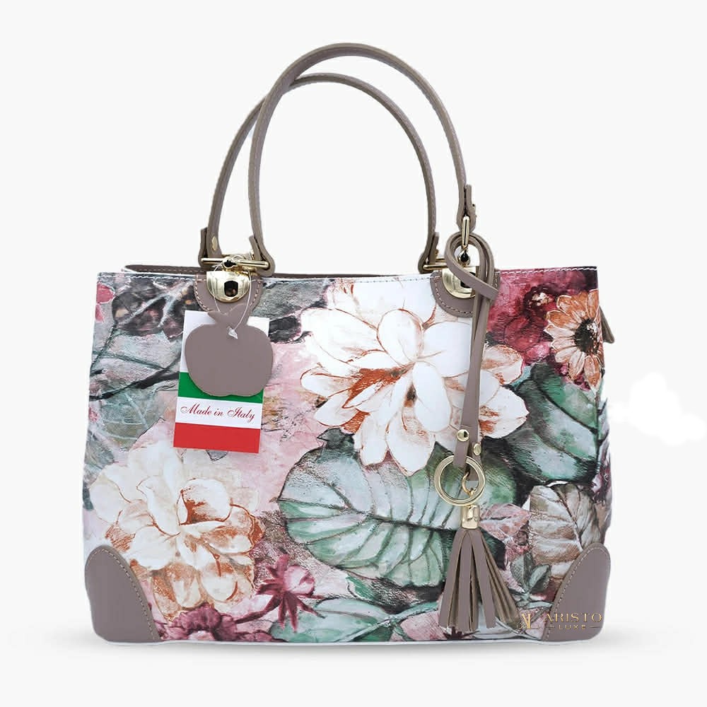 Genuine Leather Handbag Made in Italy | Luxury Italian Leather Bag