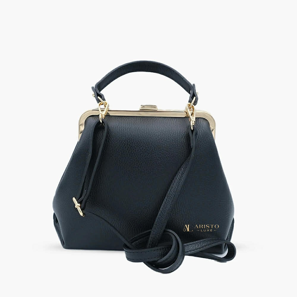 Genuine Leather Handbag Made in Italy | Luxury Italian Leather Bag