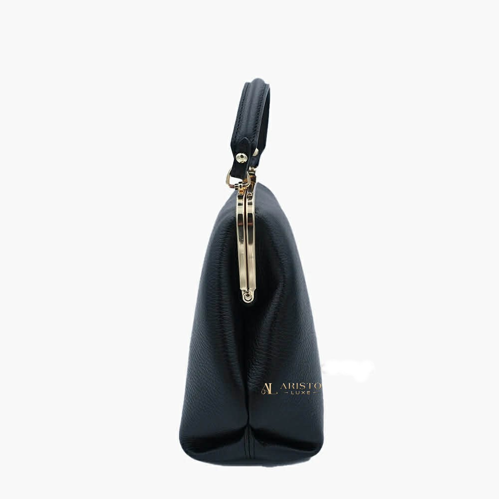 Genuine Leather Handbag Made in Italy | Luxury Italian Leather Bag