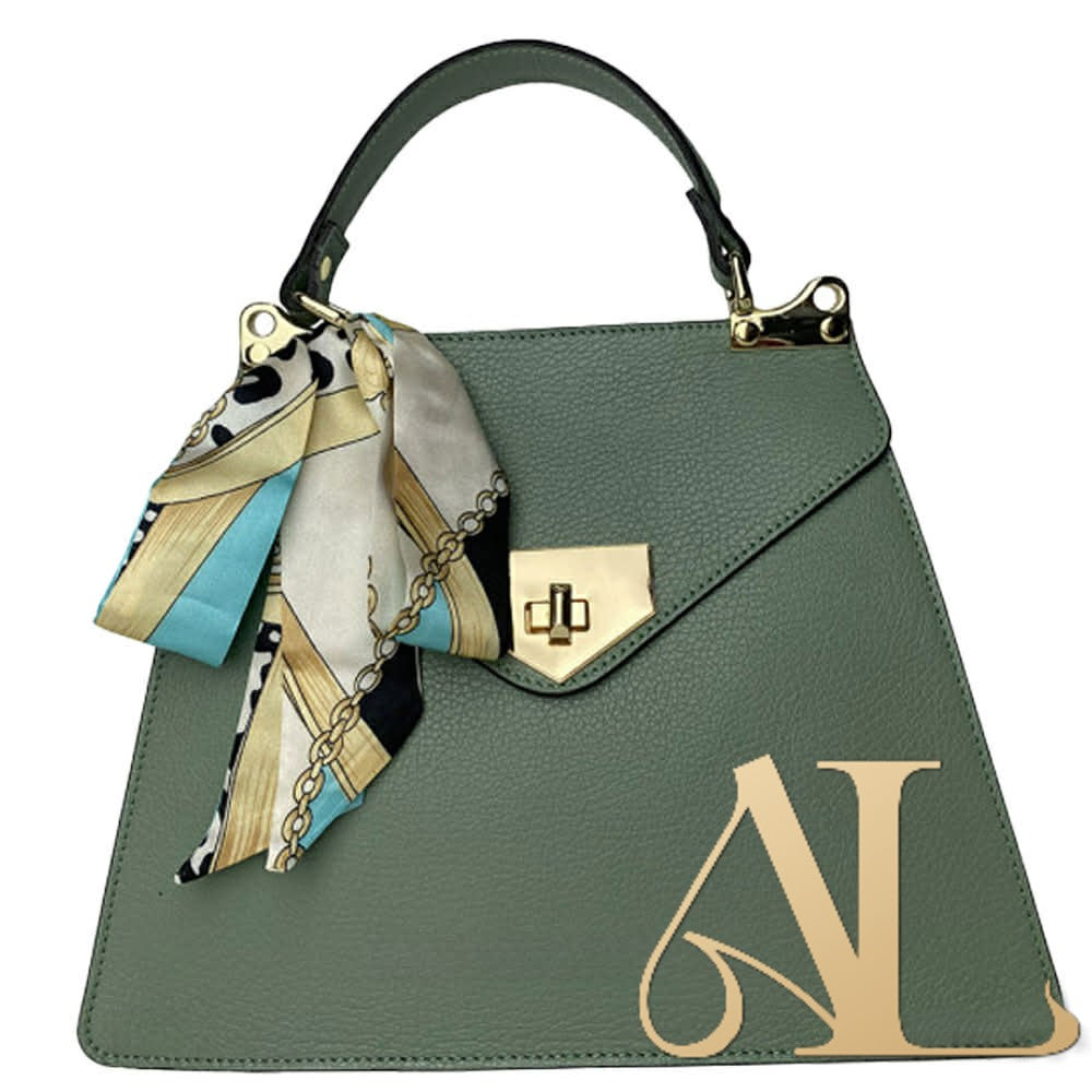 Stylish Hand Bag with Decorative Scarf – Elegant & Versatile Women's Bag