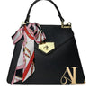 Stylish Hand Bag with Decorative Scarf – Elegant & Versatile Women's Bag