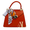 Stylish Hand Bag with Decorative Scarf – Elegant & Versatile Women's Bag