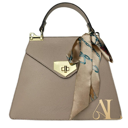 Stylish Hand Bag with Decorative Scarf – Elegant & Versatile Women's Bag