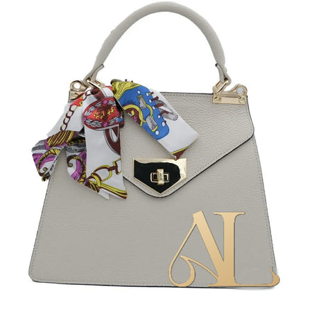 Stylish Hand Bag with Decorative Scarf – Elegant & Versatile Women's Bag