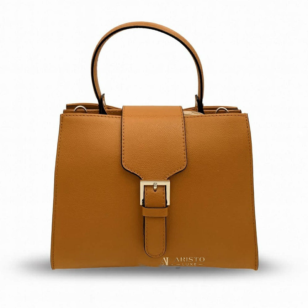 Handbag in Genuine Leather Made in Italy | Luxury Italian Leather Handbag