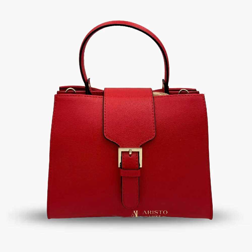 Handbag in Genuine Leather Made in Italy | Luxury Italian Leather Handbag