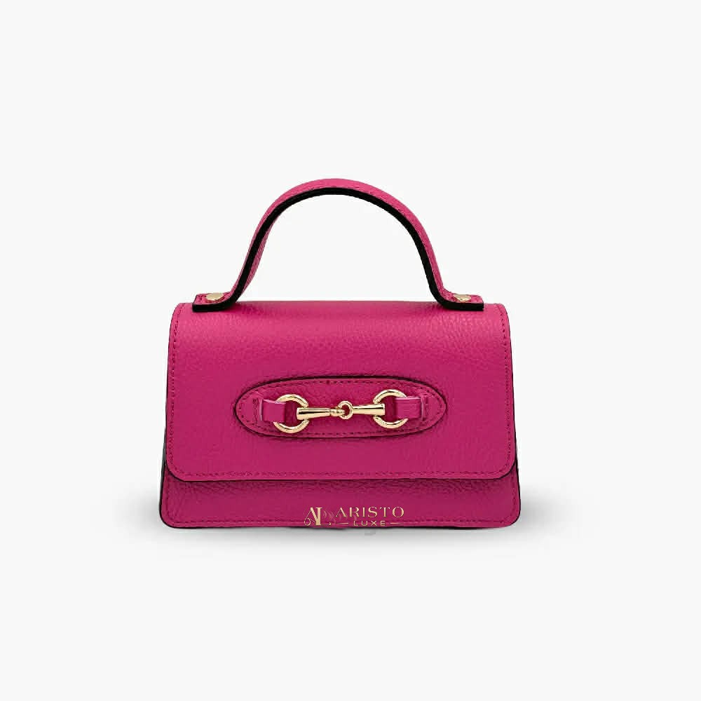 Handbag in Genuine Leather Made in Italy | Luxury Italian Leather Handbag