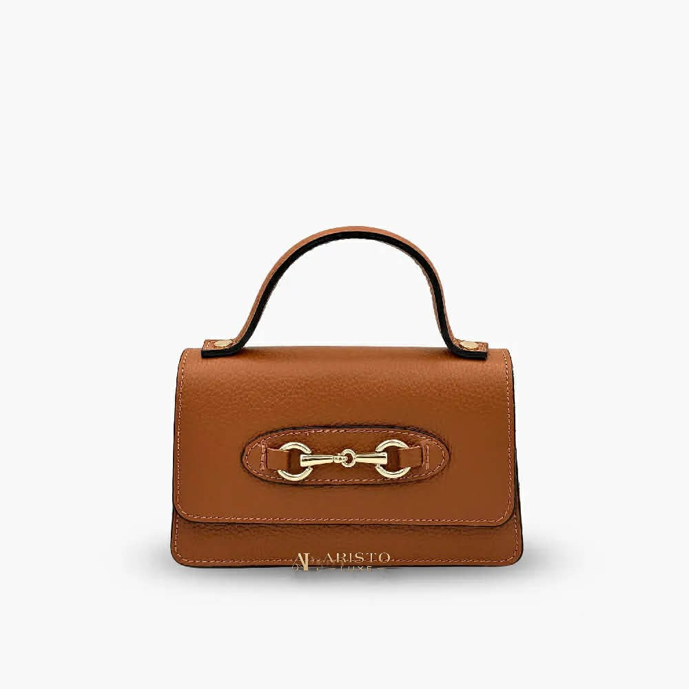 Handbag in Genuine Leather Made in Italy | Luxury Italian Leather Handbag