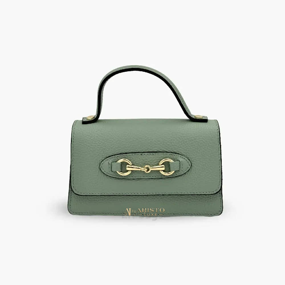 Handbag in Genuine Leather Made in Italy | Luxury Italian Leather Handbag