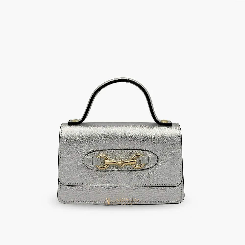 Handbag in Genuine Leather Made in Italy | Luxury Italian Leather Handbag
