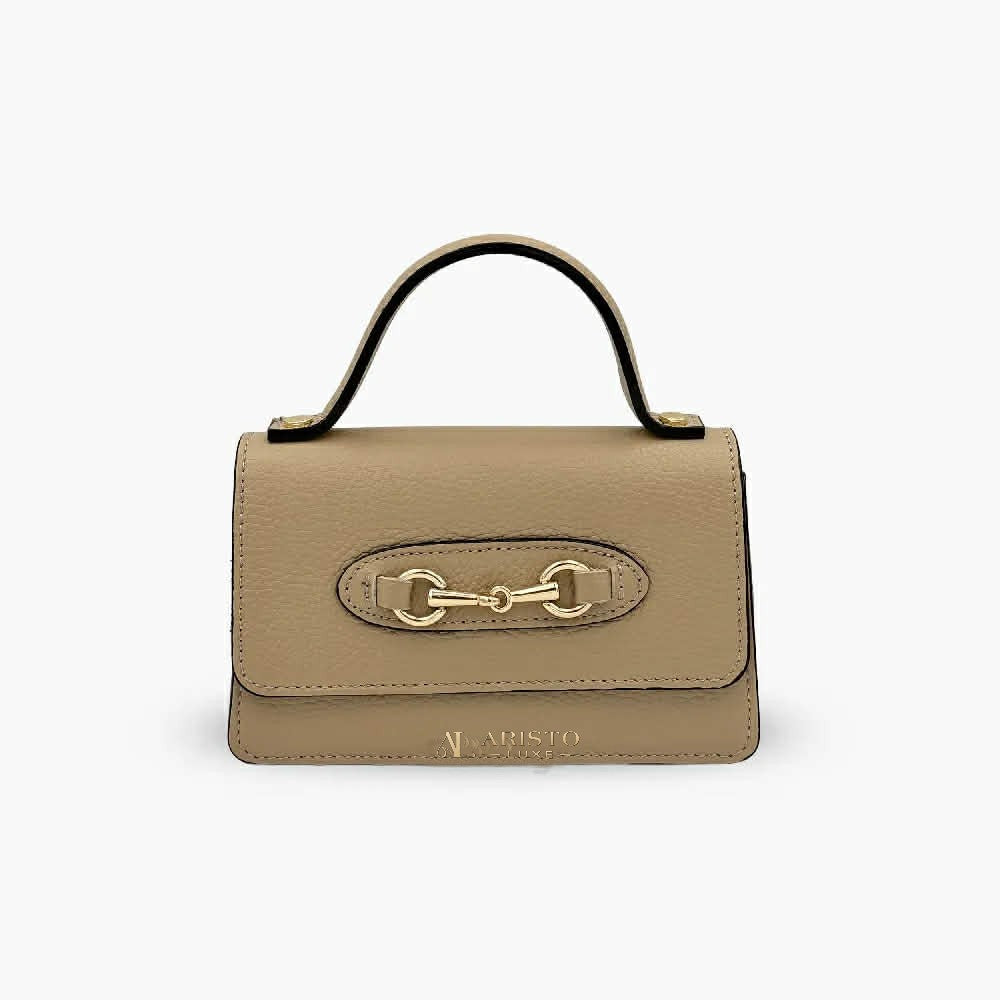 Handbag in Genuine Leather Made in Italy | Luxury Italian Leather Handbag
