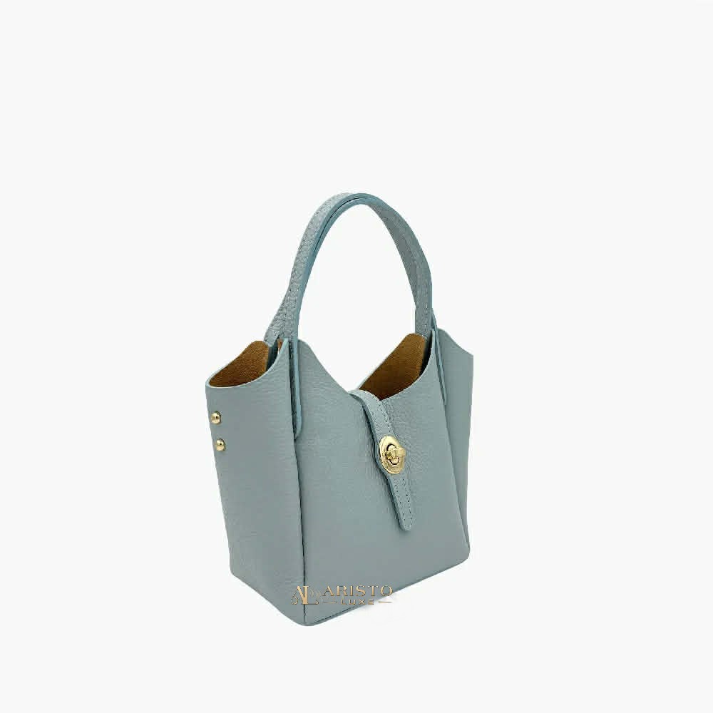 Handbag in Genuine Leather Made in Italy | Luxury Italian Leather Handbag