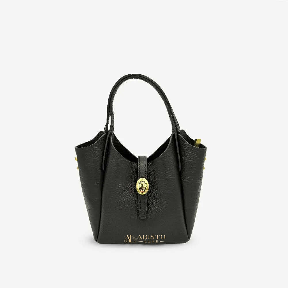 Handbag in Genuine Leather Made in Italy | Luxury Italian Leather Handbag