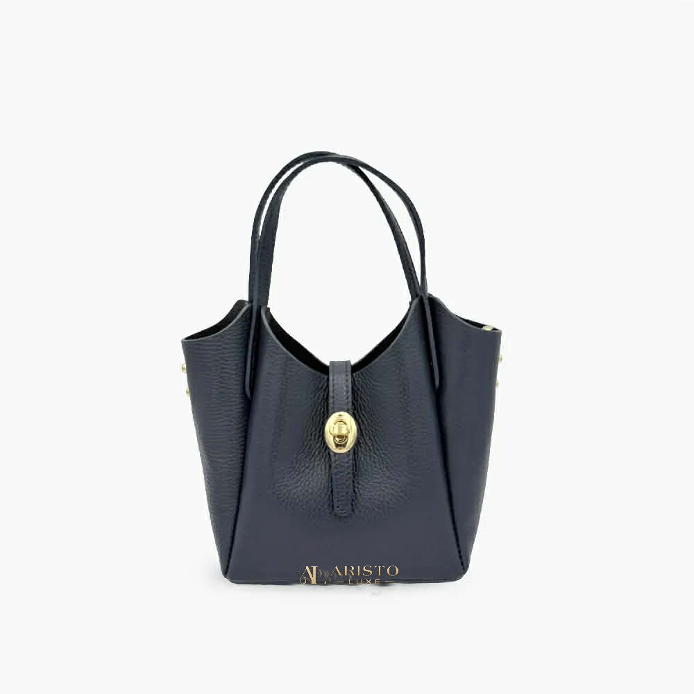 Handbag in Genuine Leather Made in Italy | Luxury Italian Leather Handbag