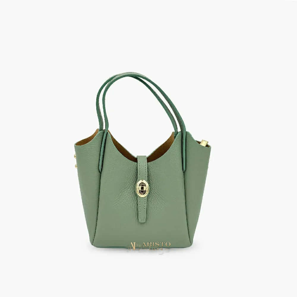 Handbag in Genuine Leather Made in Italy | Luxury Italian Leather Handbag