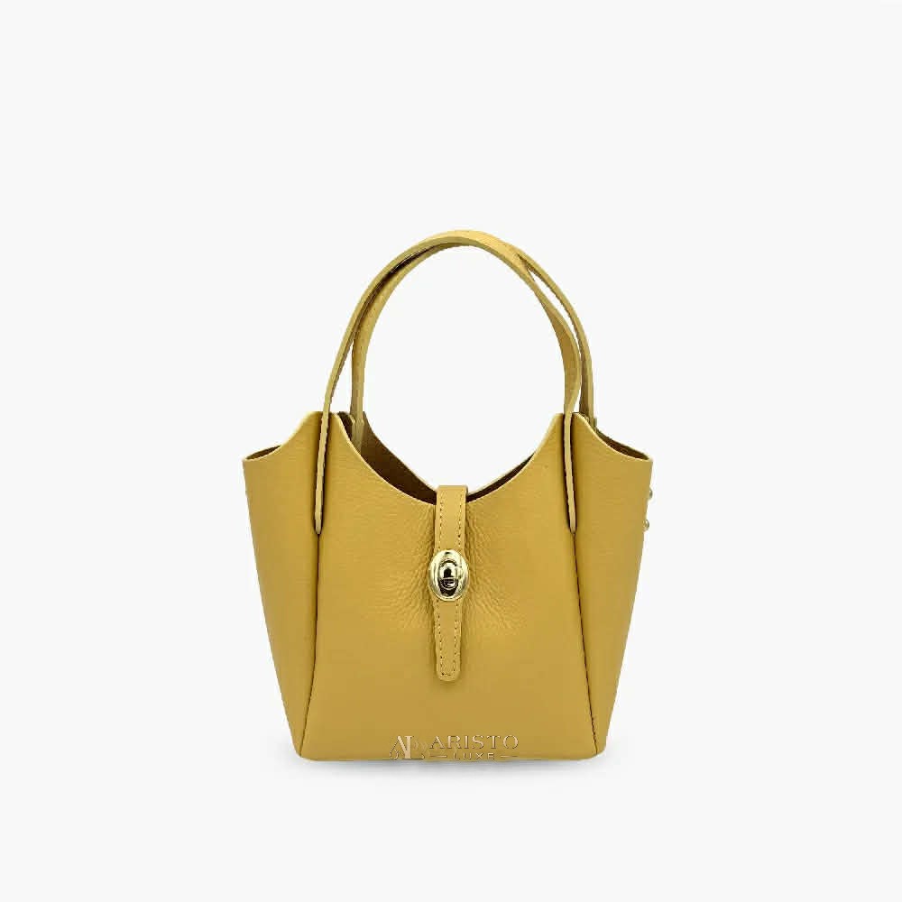 Handbag in Genuine Leather Made in Italy | Luxury Italian Leather Handbag