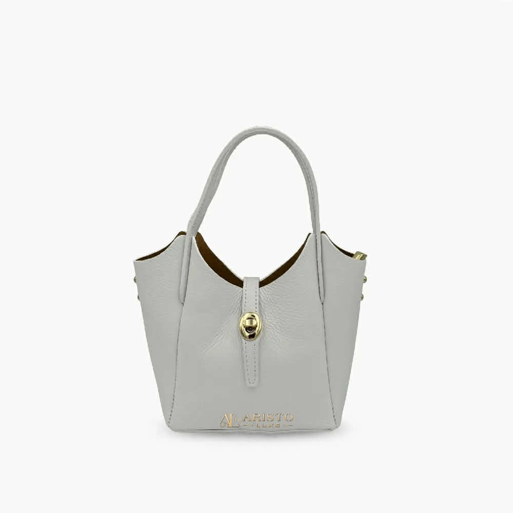 Handbag in Genuine Leather Made in Italy | Luxury Italian Leather Handbag