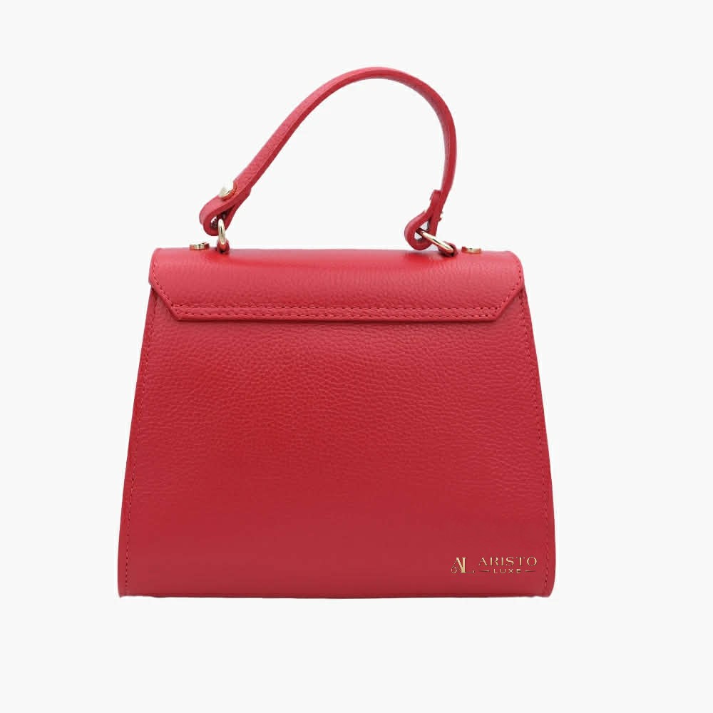 Handbag in Genuine Leather Made in Italy | Luxury Italian Leather Bag