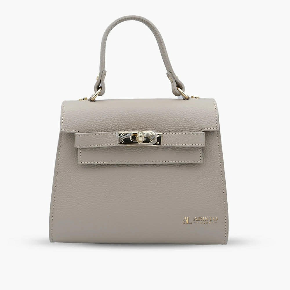 Handbag in Genuine Leather Made in Italy | Luxury Italian Leather Bag