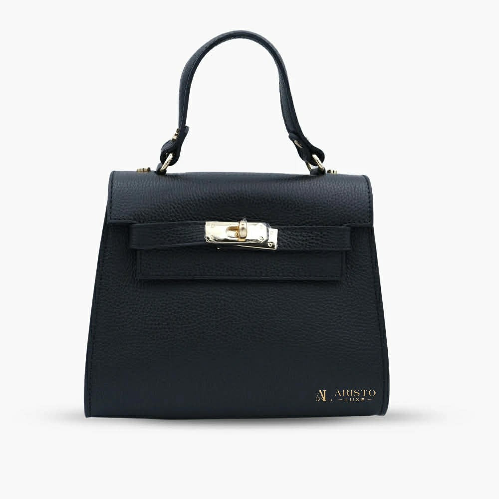 Handbag in Genuine Leather Made in Italy | Luxury Italian Leather Bag