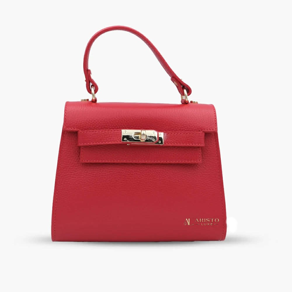 Handbag in Genuine Leather Made in Italy | Luxury Italian Leather Bag