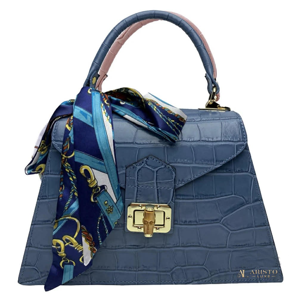 Handbag in Genuine Leather Made in Italy – Elegant Italian Luxury Bag