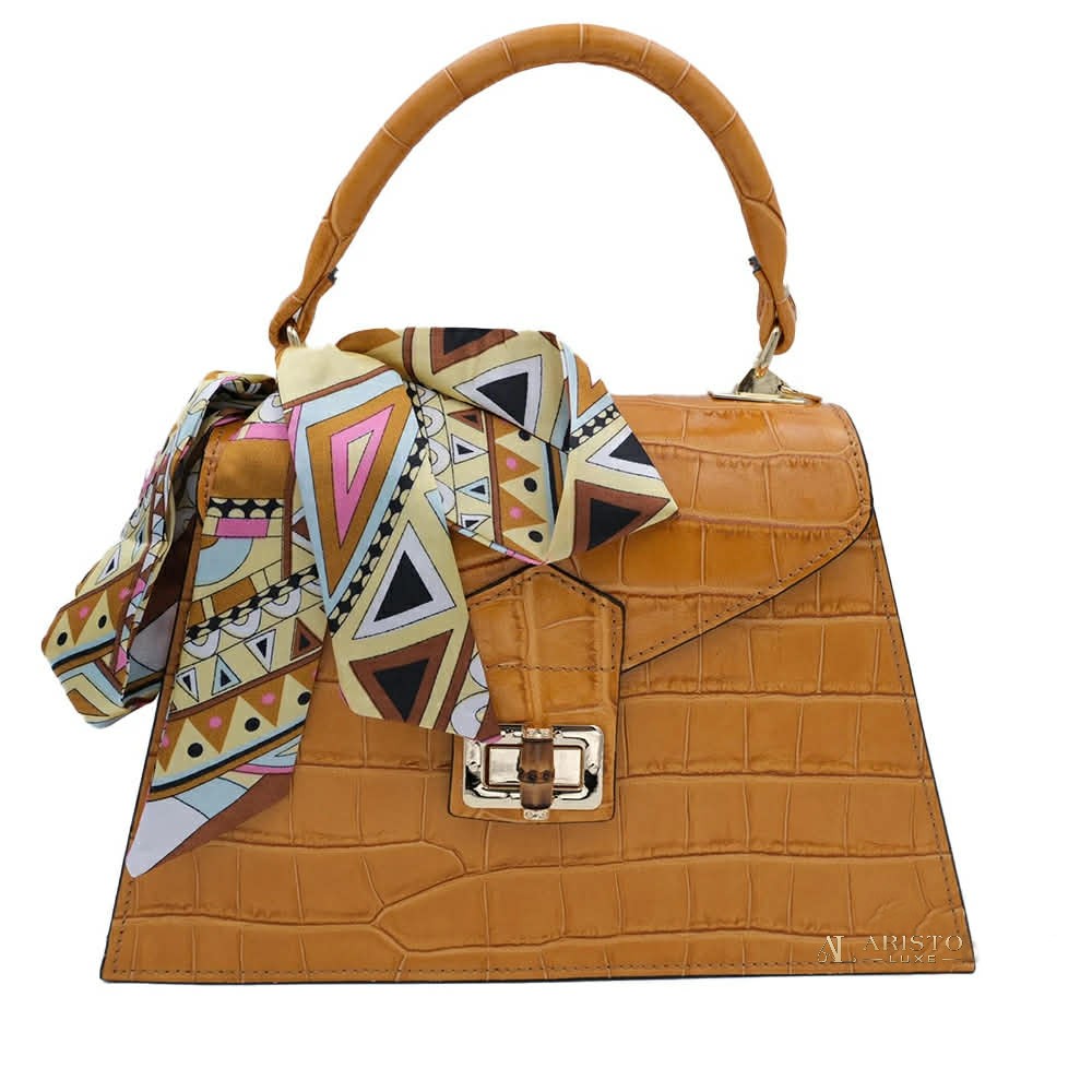 Handbag in Genuine Leather Made in Italy – Elegant Italian Luxury Bag
