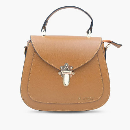 Handbag in Genuine Leather Made in Italy | Elegant Italian Leather Bag