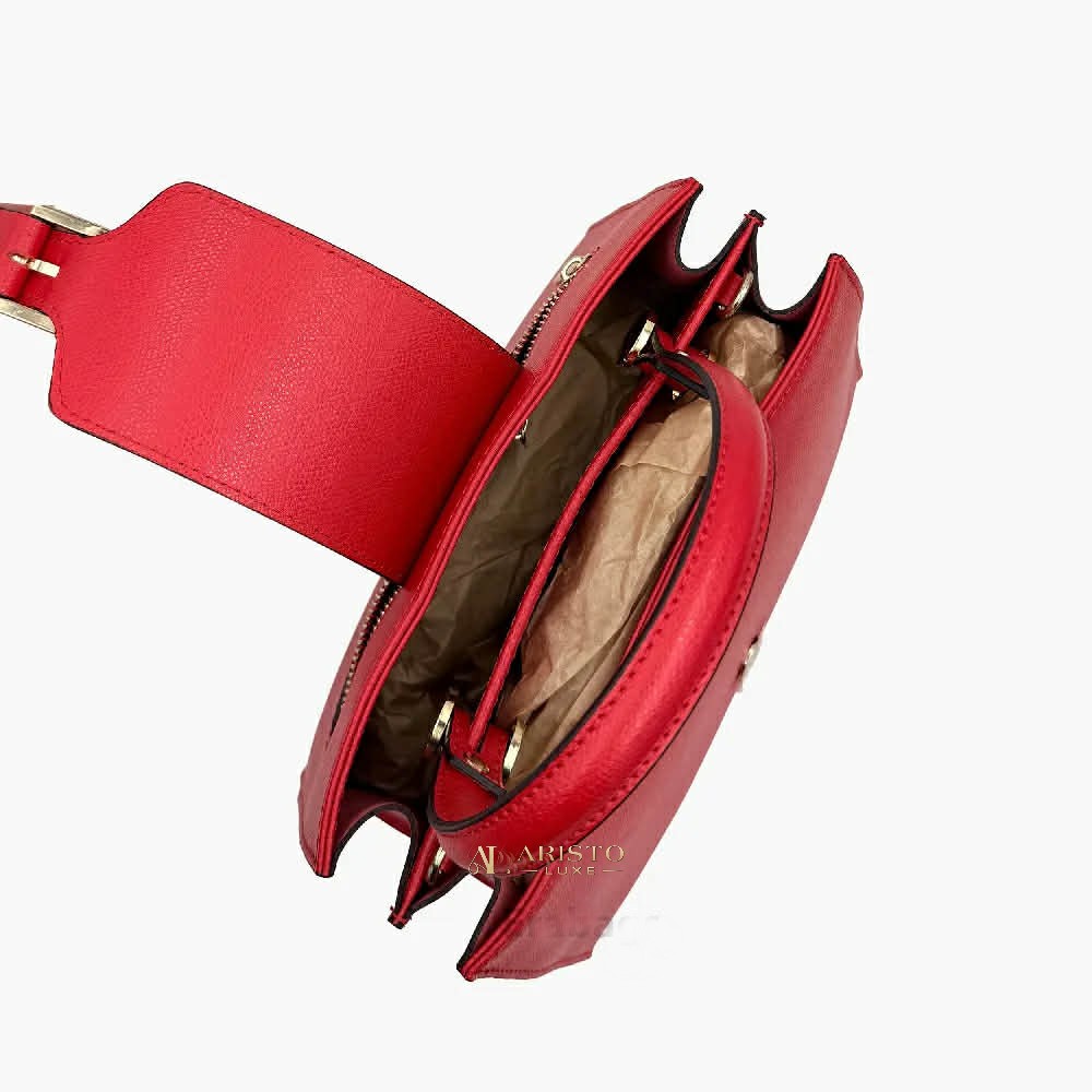 Handbag in Genuine Leather Made in Italy | Luxury Italian Leather Handbag