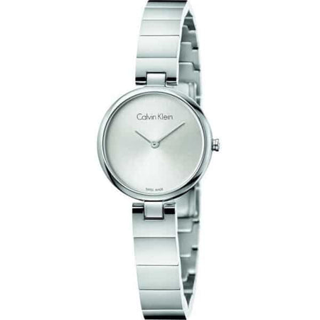 CALVIN KLEIN WAVY QUARTZ SILVER DIAL LADIES WATCH K8G23146