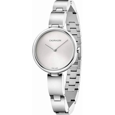 CALVIN KLEIN WAVY WOMEN'S STAINLESS STEEL BRACELET WATCH