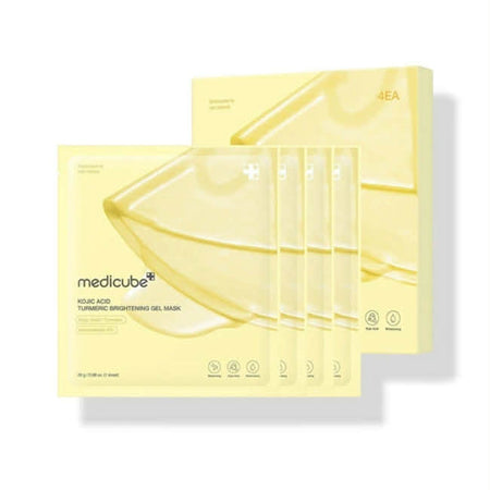 Kojic Acid Turmeric Brightening Gel Mask (4ea) | Skin Brightening & Hydrating Mask