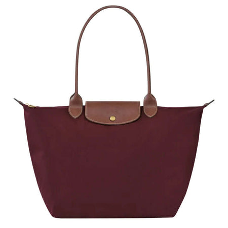 Longchamp - Large Le Pliage Tote, Burgundy