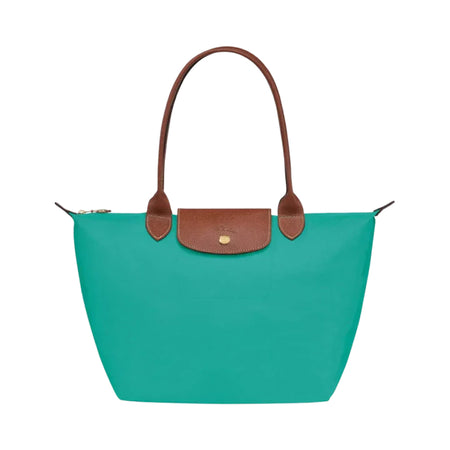 Longchamp - Large Le Pliage Tote, Turquoise
