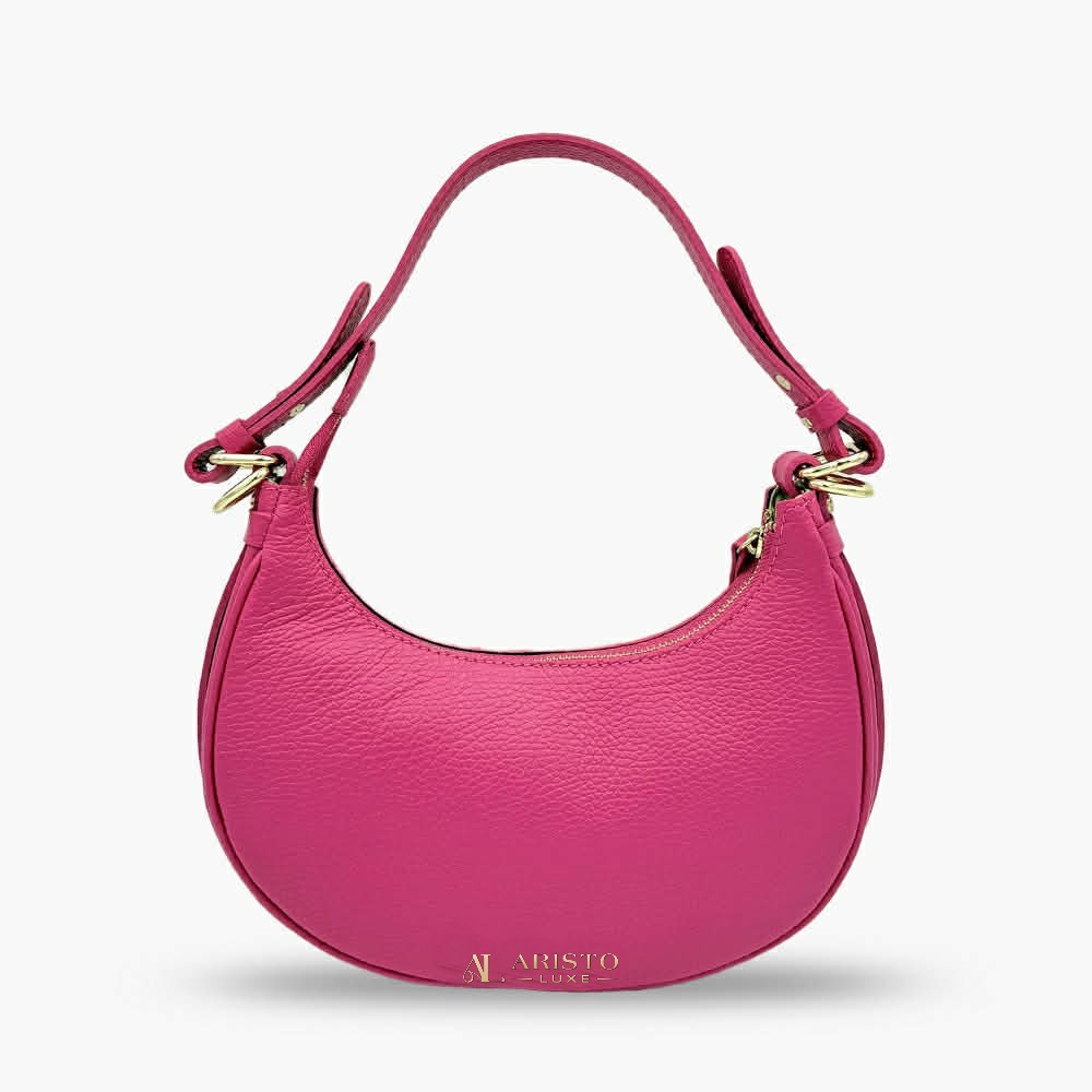 Made in Italy Genuine Leather Shoulder Bag | Luxury Italian Leather Bag